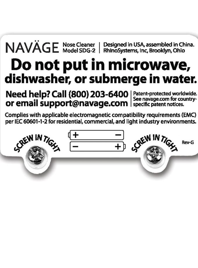 Naväge Nose Cleaner Replacement Battery Door Best Seller